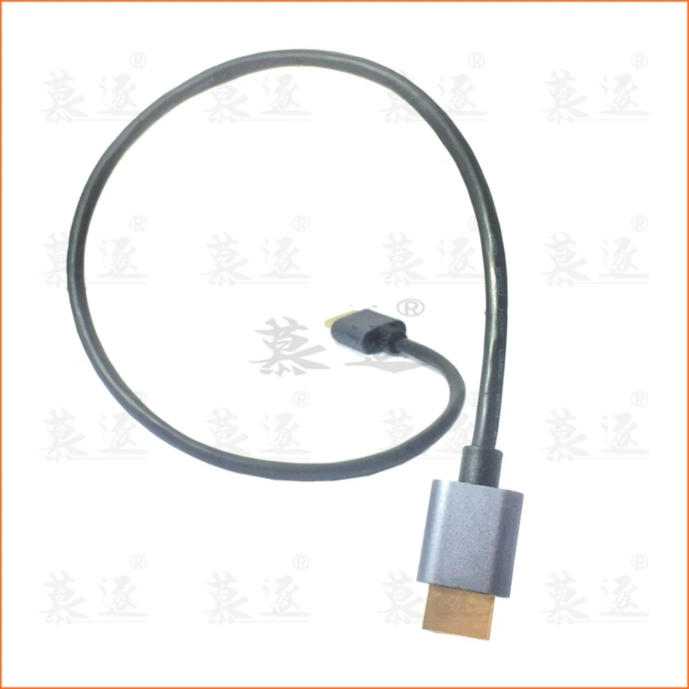 M/M aleación de aluminio HDMI-compatible a HDTV 2k * 4k 2,0 Cable HD delgado para TV portátil proyector PS3 PS4 Cable 0,5 m 1m 1,5m 3m