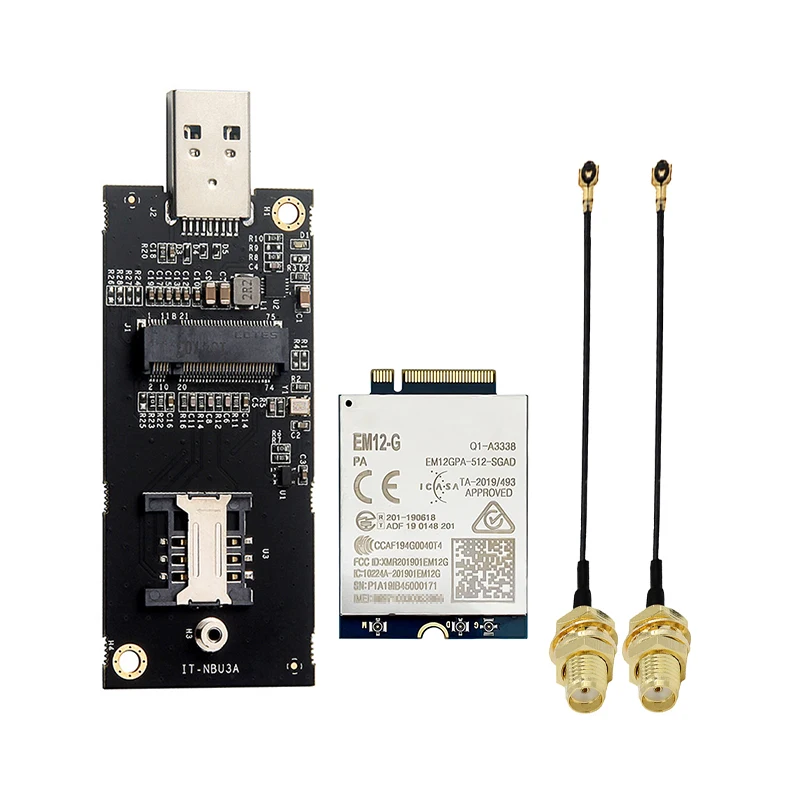 Quectel-EM12-G, EM12, LTE-A, Cat12, B1/B2/B3/B4/B5/B7/B8/B9/B12/B13/B14/B17/B18/B19/B20/B21B25/B26/B28/B29/B30/B32/B66 - imagen 5