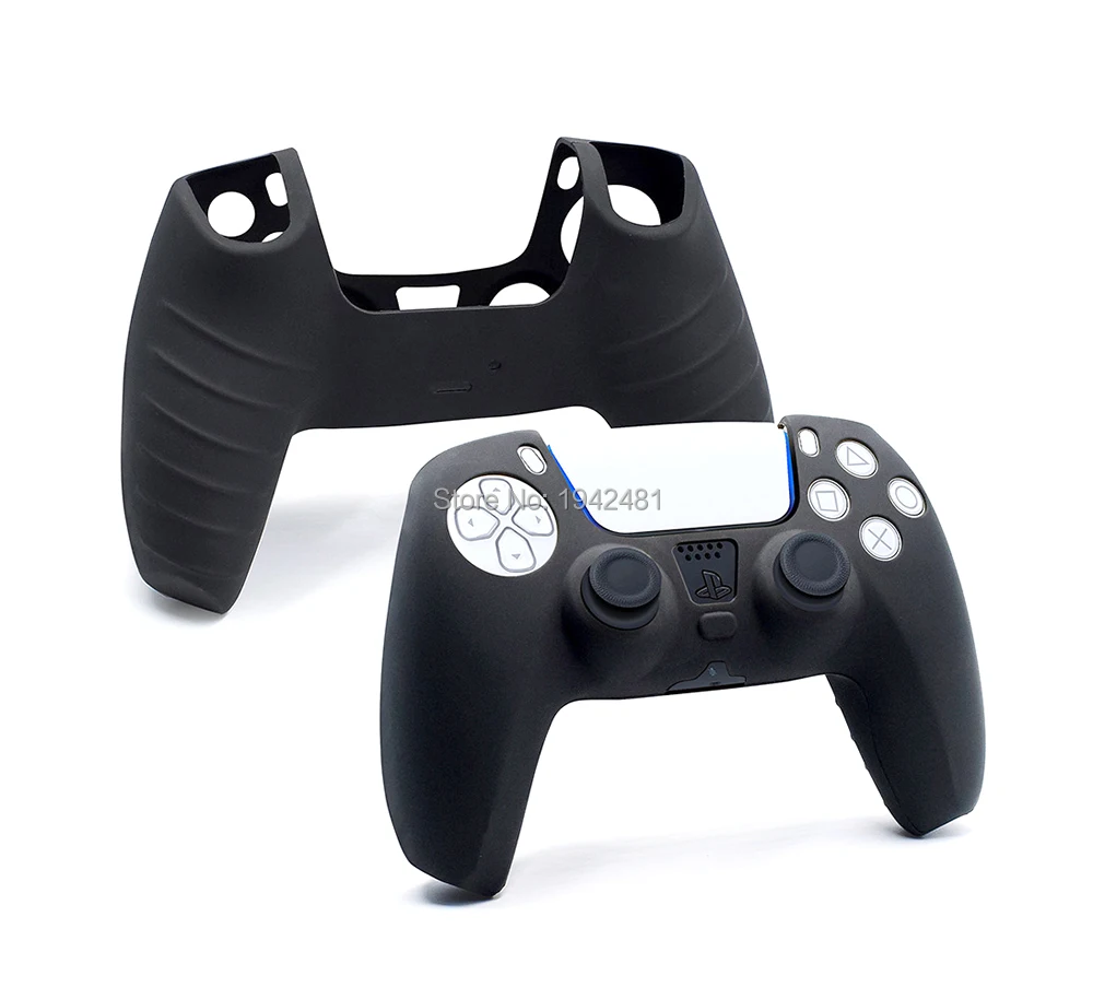 1 Uds. Para PS5 funda de goma de Gel de silicona suave para SONY Playstation 5 para controlador PS5 funda protectora para mando PS5 - imagen 4