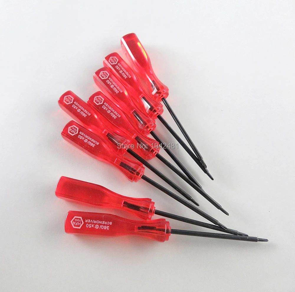 Destornillador de tres alas para NS Switch Joy Con PSP, GBA, DS, 3DS XL, herramienta de 1,5 MM Y destornillador rojo de 1,5 MM, 6 uds. - imagen 5