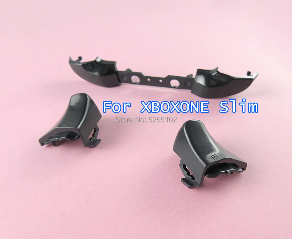 2 uds reemplazo parachoques LB RB botón de disparo para Microsoft Xbox One S controlador delgado LB RB LT RT interruptor parachoques Joystick botón