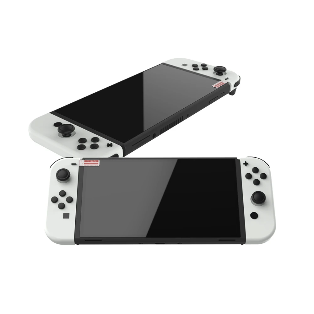 Protector de pantalla de vidrio templado HD, película antihuellas para Nintendo Switch, OLED, 2 unids/set por juego - imagen 4