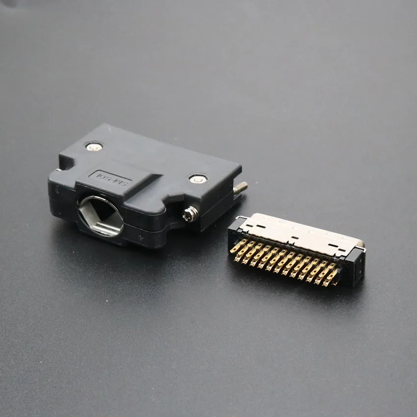 Conector SCSI HPCN tipo de ranura 14 20 26 36 50 Pin enchufe macho para Panasonic Yaskawa Mitsubishi MDR servomotor Drive IO Control - imagen 2