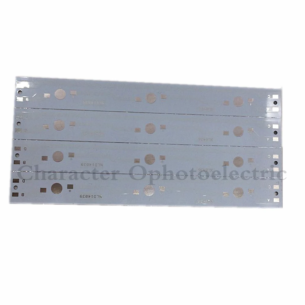 10 placas de circuito PCB de aluminio de 140 mm x 16 mm para LED de 3 x 1 w, 3 w, 5 w en serie - imagen 4