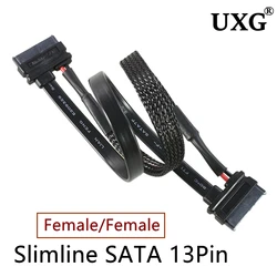 Cable Slimline SATA 13 Pines Hembra-Hembra de 30 cm