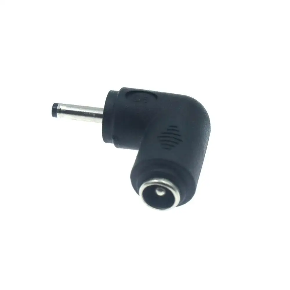 Adaptador DC 90° Macho-Hembra 3,0x1,1mm a 5,5x2,1mm - imagen 2