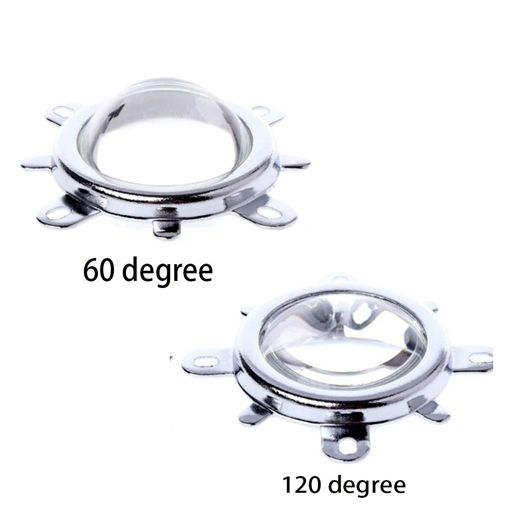 Lente reflectora de 44mm y 50mm, colimador de taza, soporte fijo, luz de alta calidad para 50W, 100W, COB LED
