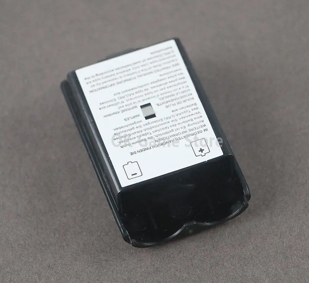 2 unids/lote funda de batería blanca y negra para controlador inalámbrico Xbox 360 cubierta de batería recargable para controlador Xbox 360 - imagen 4