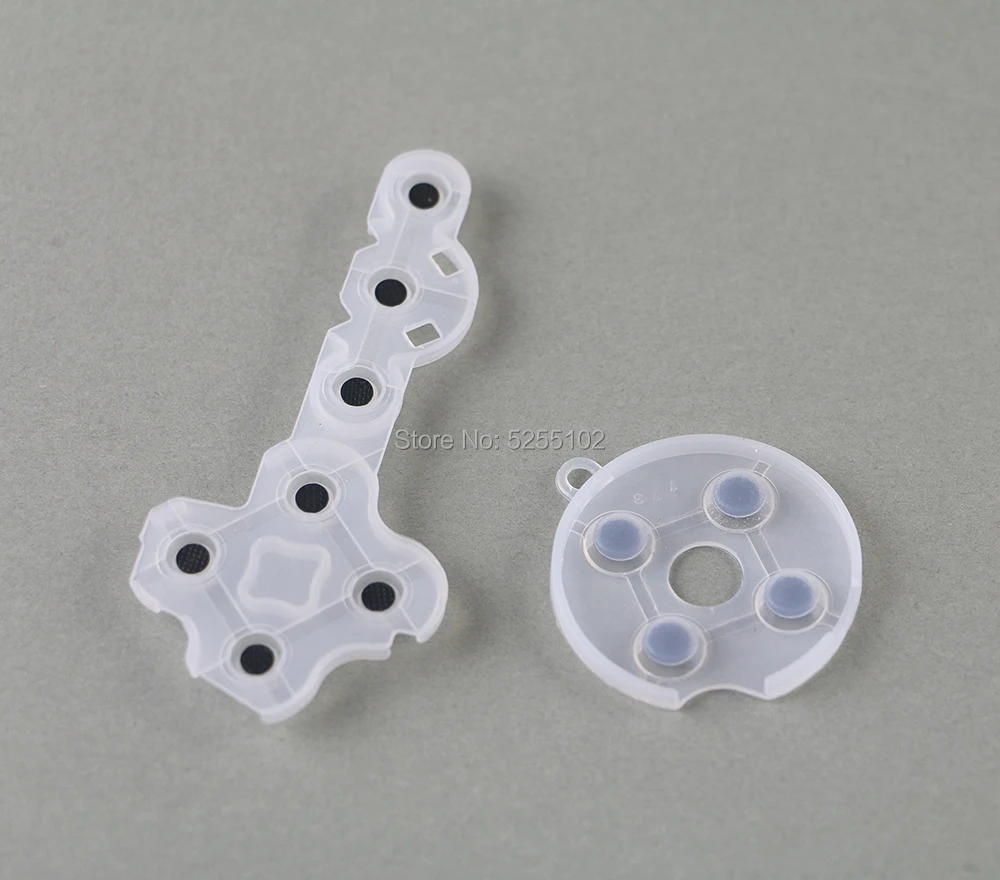 50 juegos de almohadillas de goma para juegos, almohadilla de contacto conductora para Microsoft Xbox 360, piezas de repuesto, mango adhesivo suave - imagen 3