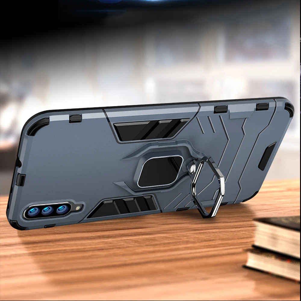 Funda a prueba de golpes para Xiaomi Mi 9 Lite, funda para PC con soporte de anillo, para mi 9 Lite SE, 9 Lite, 9 Lite, 9t Pro - imagen 2