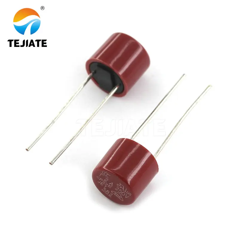 10 Uds 382 fusible cilíndrico T0.5/2/3/3,15/5/6,3A 250V fusibles de potencia de uso común surtido fusible de soplado lento LCD PCB combinado - imagen 2