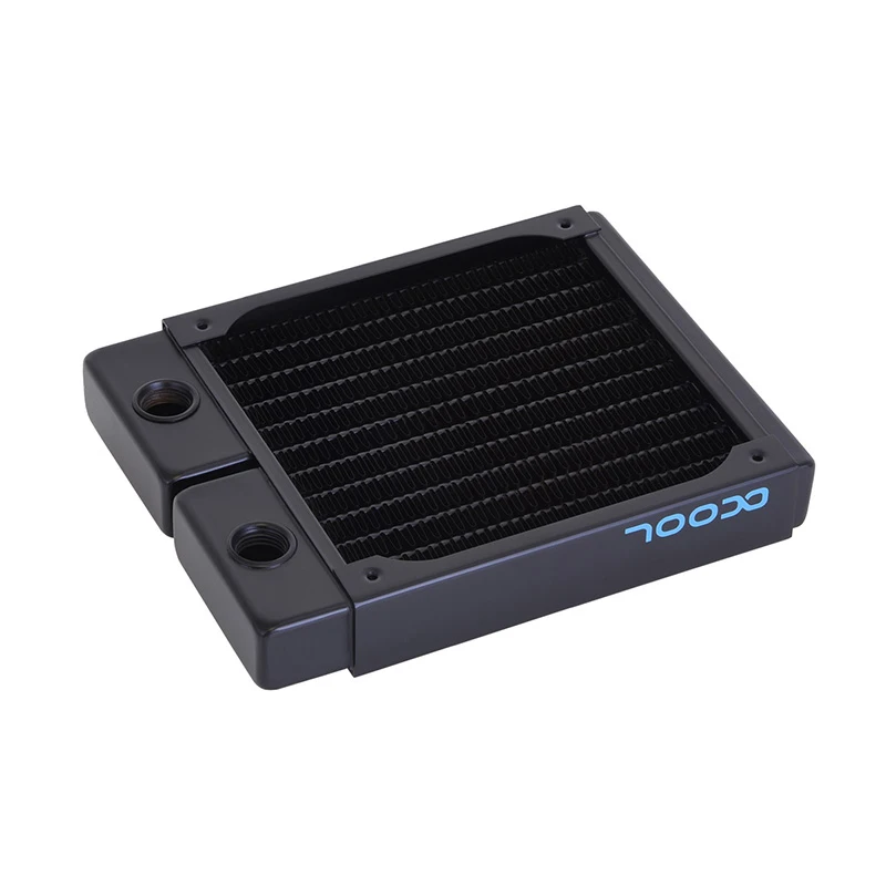 Alphacool NexXxoS ST25 radiador fino de cobre completo, refrigeración por agua construcción 120mm/240mm/360mm disipador de calor para caja pequeña, G1/4*2 - imagen 3
