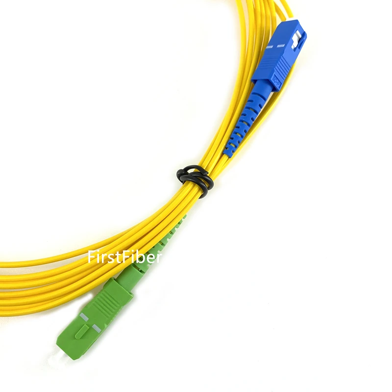 Cable de parche de fibra óptica SC APC/SC UPC, Cable de parche de fibra óptica, puente de modo único G657A, 1m, 2m, 3m - imagen 2