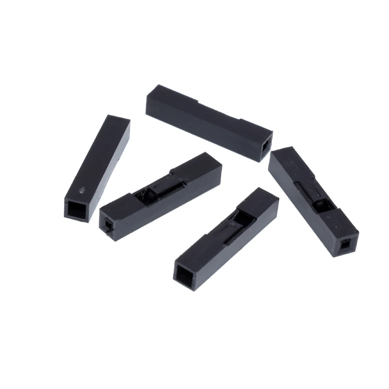 Juego de 20 conectores Dupont de 2,54mm, enchufe de carcasa de plástico de una sola fila, 1P 2P 3P 4P 5P 6P 7P 8P 9P 10P con Terminal hembra - imagen 3