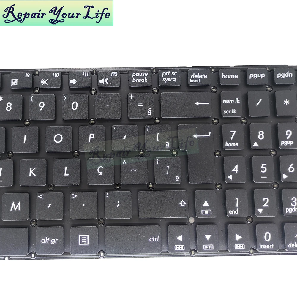 PT-BR teclado brasileño para ASUS X550 X552 S550 Y581 X550C X550CA X550CC X550M X550L X552EA X552M X552LA brasileño 612SUS00 - imagen 3