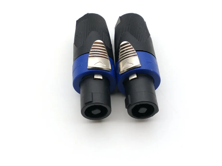 Conector de Cable de Audio Compatible CON Speakon, de 4 pines conector macho de alta calidad, 10 Uds.