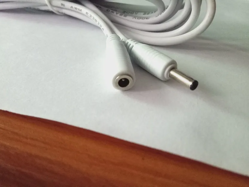 Cable de extensión de adaptador de corriente CC, 1,3mm x 3,5mm, 22AWG, 3M, nuevo, 10 Uds. - imagen 2