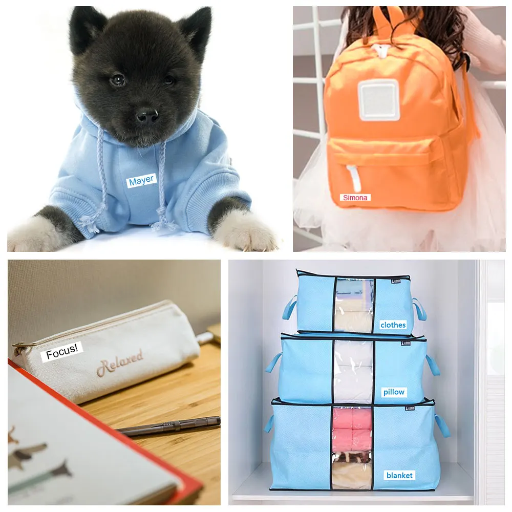 Cinta de tela para planchar en ropa, cinta de tela Compatible con Brother de 12/18/24mm tze FA231 FA3 FA3R FA241 para impresora Brother p-touch H110 - imagen 5