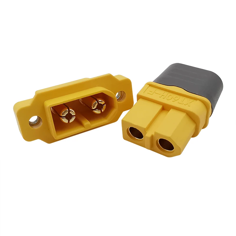 XT60E1-M-conector macho XT60H para batería Lipo RC, XT60 conector hembra, funda montable para coche, Dron FPV, 1 par - imagen 4