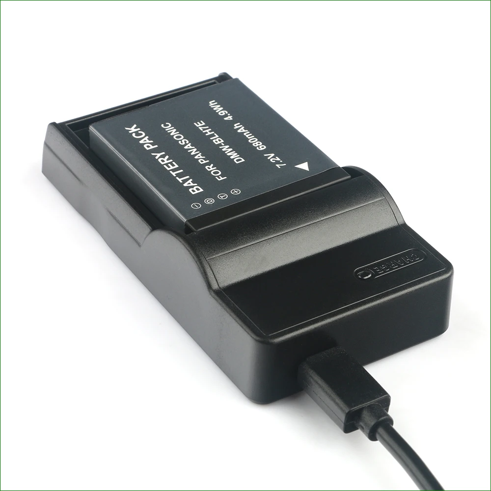 DMW-BLH7-cargador de batería para cámara Digital, dispositivo BLH7E para Panasonic DMC-GM1, GM5, GF7, GF8, LX9, LX10, LX15, DC-GF9, GF10, GF90, GX800, GX850 - imagen 2