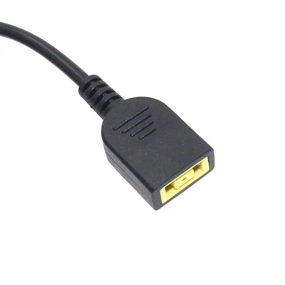 Cable adaptador de corriente de CC, conector cuadrado hembra a cargador USB especial macho para Lenovo thinkpad, yoga3-14, yoga 900, 700 - imagen 3
