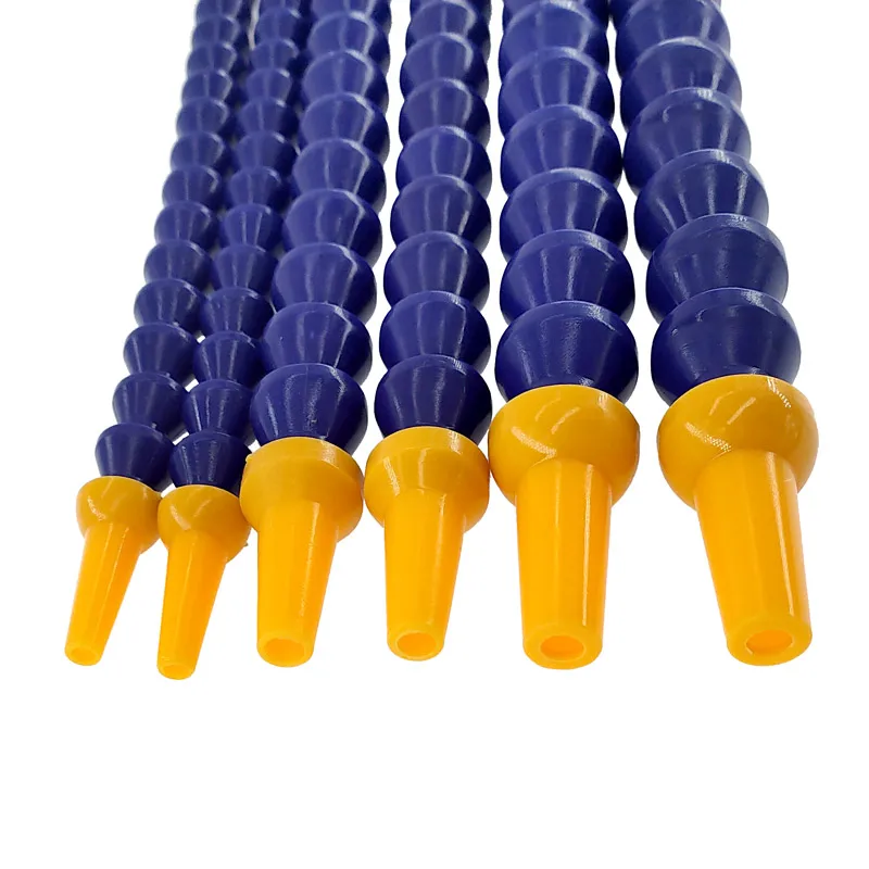 Boquilla plana redonda de plástico, manguera de refrigerante de aceite ajustable, tubos flexibles de refrigeración de aceite de agua, 6 piezas, 300, 400, 500, 600, 1/4mm, 3/8, 1/2 - imagen 3