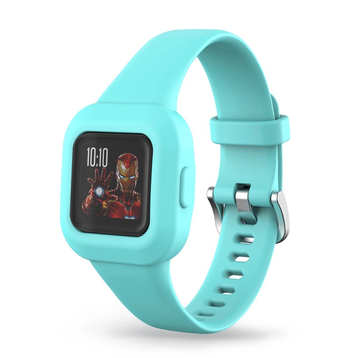 Correa de muñeca de silicona para pulsera GarminFit JR3 para reloj inteligente Garmin Vivofit Jr.3 - imagen 4