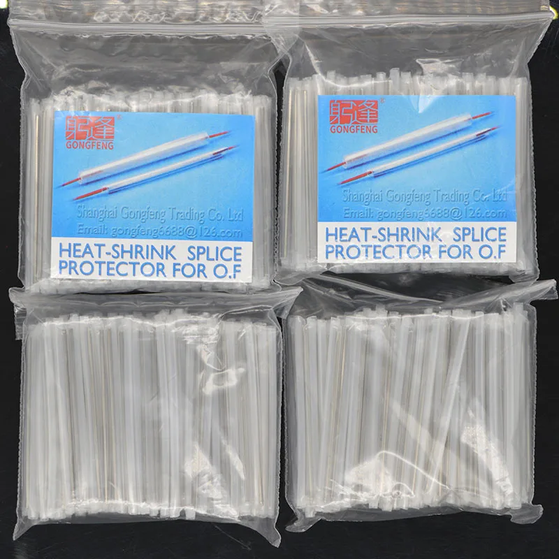 2000 Uds nuevo conector 60MM tubo termorretráctil de fibra óptica tubo Protector de tubo de fusión en caliente especial al por mayor a Rusia - imagen 2