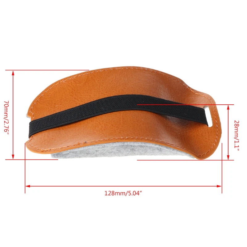 Bolsa de ratón de fieltro de cuero PU naranja, bolsa de viaje para estuche, funda antipolvo, bolsa de almacenamiento para ratones para Apple Magic Mouse 2 Kit - imagen 2