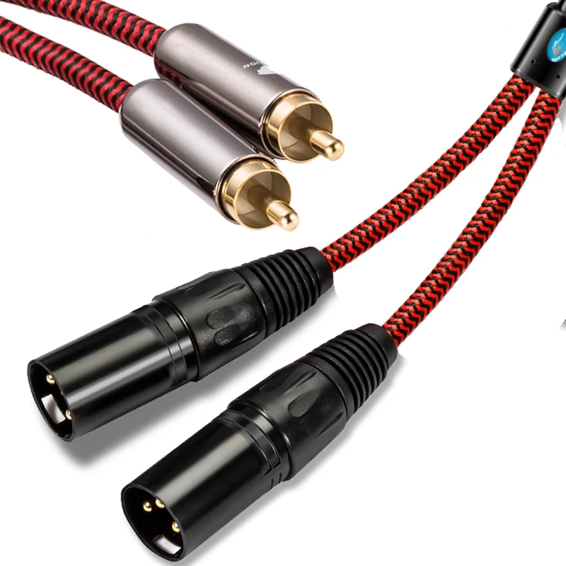 Cable XLR RCA Dual OFC – Audio Hifi Pro 3 pines
