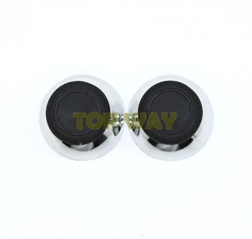 2 uds para Microsoft XBox Series X S controlador 3D palos de pulgar analógicos agarre tapa de Joystick cubierta de palancas para Xbox One cromado - imagen 4