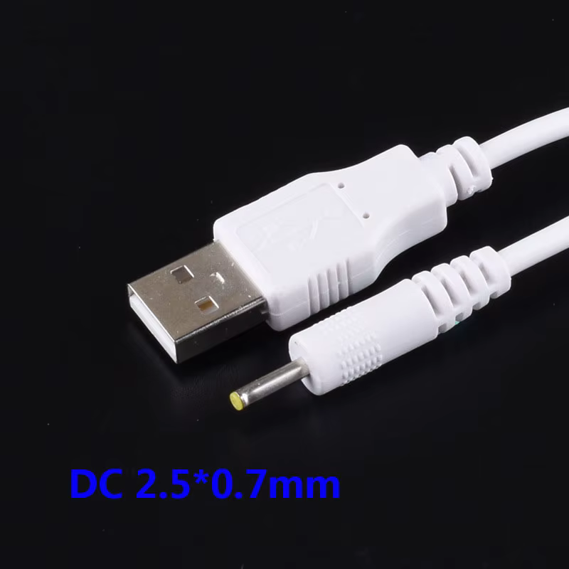 Conector DC 2,5x0,7mm Angular Recto – Cable Alimentación - imagen 5