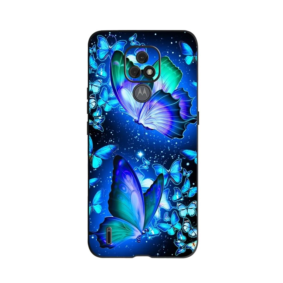 Para Motorola Moto E7 funda Moto E7 Plus lindo gato de dibujos animados fundas de teléfono para Motorola Moto E7 Power Motorola E7 Plus contraportada - imagen 5