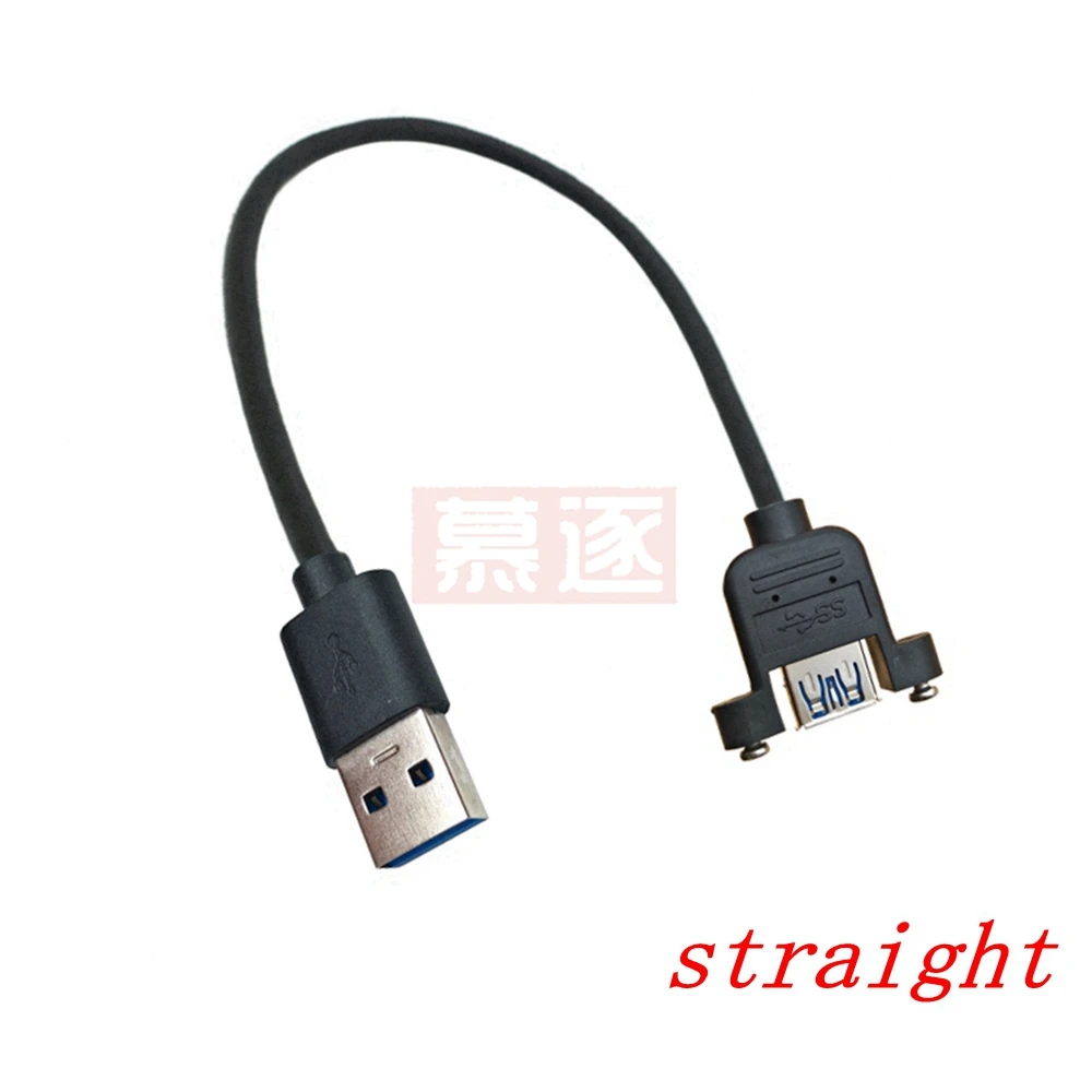 Ellenbogen USB 3,0 alta velocidad verängerung kabel mit ohr kann fix USB 3,0 m dananlich weiblich verandengerung kabel mit schraube loch - imagen 4