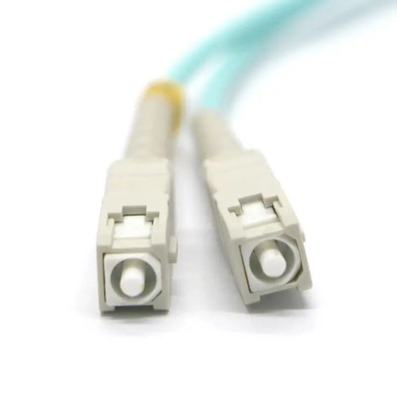 Cables de conexión de fibra óptica dúplex OM4 SC-SC-LC-LC-FC-FC-ST-ST multimodo 2,0mm 3,0mm 2 núcleos puente de fibra óptica ftth parche plomo IL - imagen 3