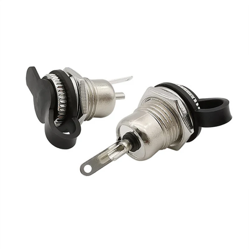 Conector hembra de Metal de 5 piezas, toma de corriente de 5,5mm x 2,1mm/5,5mm x 2,5mm, DC 099, montaje en Panel, 5,5x2,1, 5,5x2,5 - imagen 5