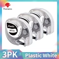 3PK White Plastic