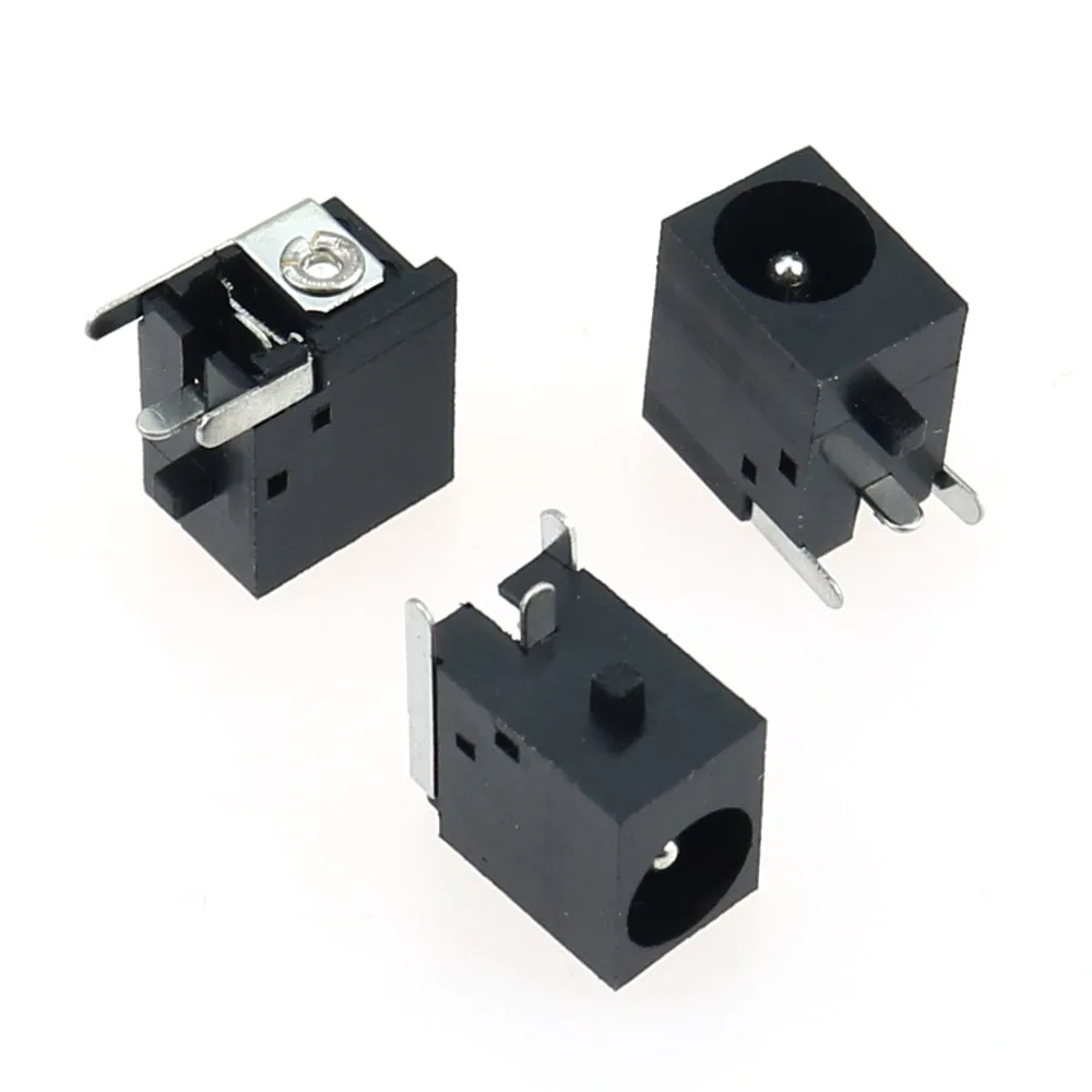 Conector de enchufe de carga de CC hembra, montaje PCB, 5,5x1,65/2,1/2,5mm, color negro, 5,5x1,65/2,1/2,5 MM, 5 unidades - imagen 5