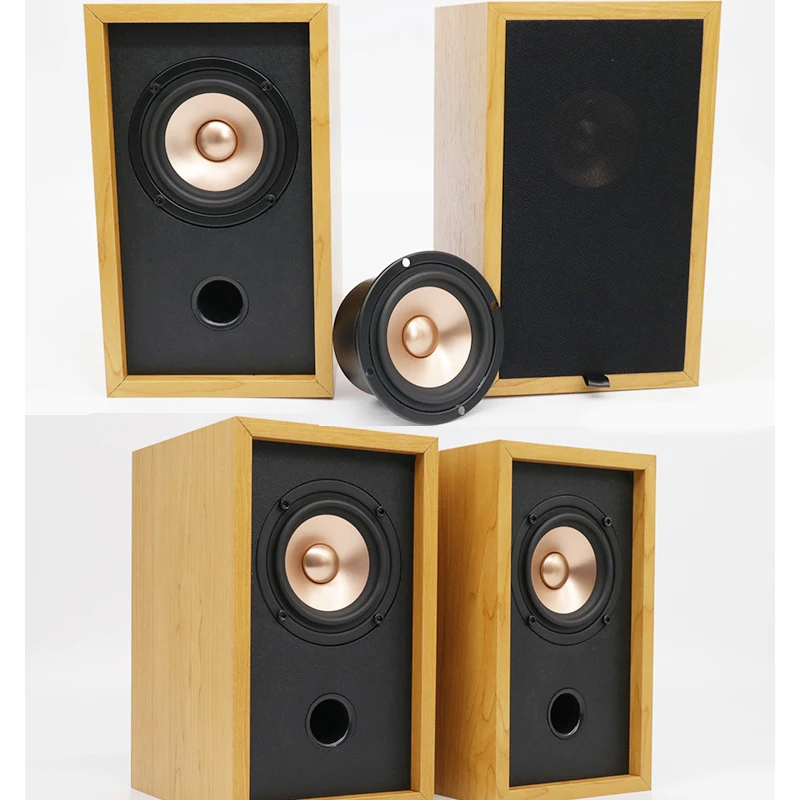 20-60W 4 Ohm 3 pulgadas 2 unidades altavoz de frecuencia completa amplificador de madera altavoz de Audio altavoz pasivo para fiebre 5,1 envolvente frontal - imagen 4