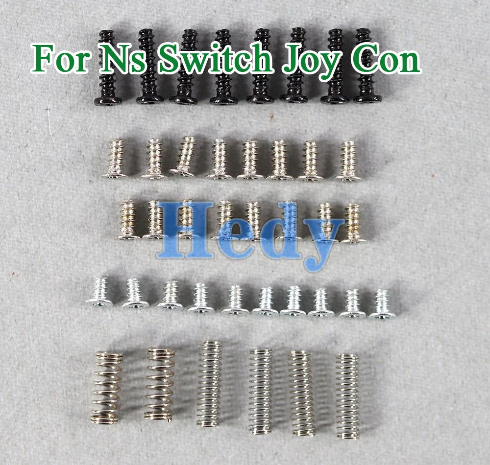 Juego de 50 tornillos para Nintendo Switch NS Joy Con, controlador de consola, juego completo de tornillos, Kit de reparación de repuesto, accesorios para juegos