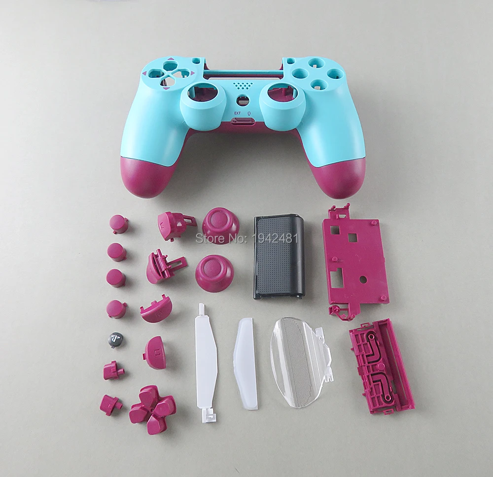 10 juegos de botones de carcasa completa de repuesto JDS 040 JDM 040 para PlayStation 4 PS4 Pro 4,0 funda carcasa de controlador JDS-040