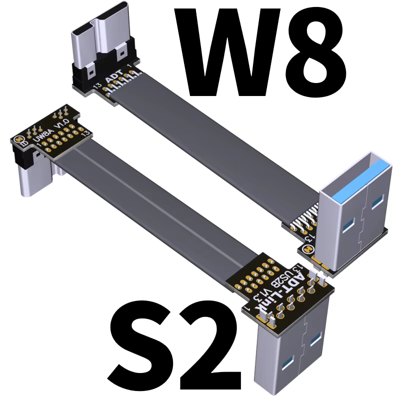 Cable Extensión USB 3.0 Micro B Macho-Hembra – Plano 90° - imagen 4