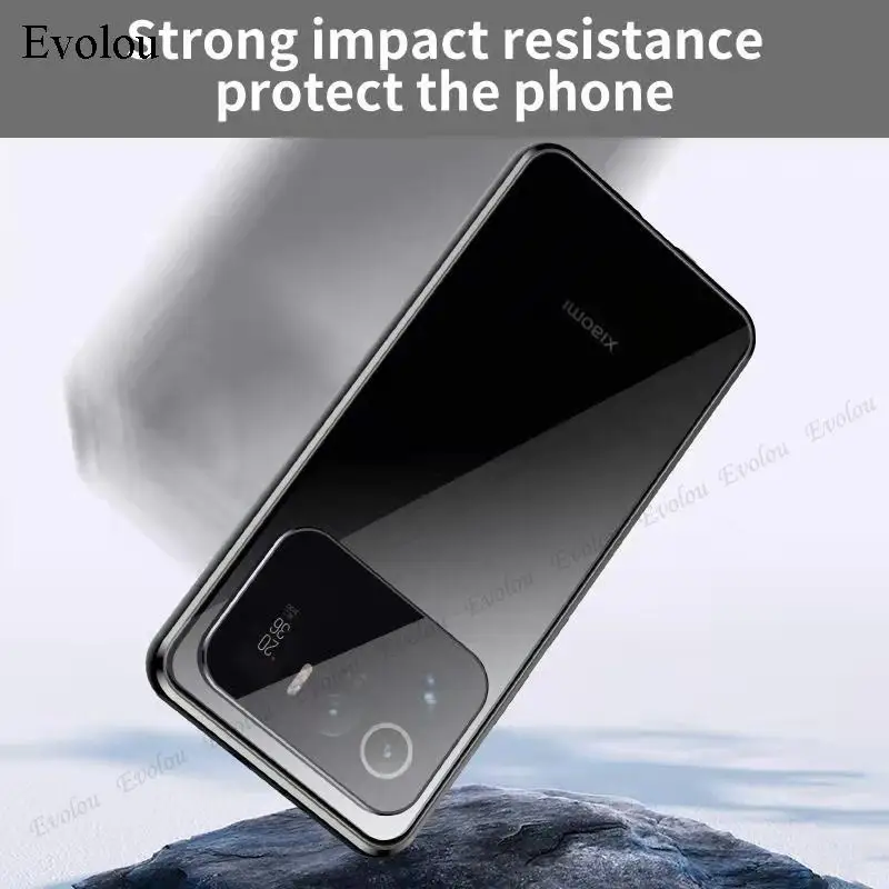 Funda de teléfono para Xiaomi Mi 11 Ultra, protección completa 360, adsorción magnética templada de doble cara, Mi 11, 10 pro - imagen 5