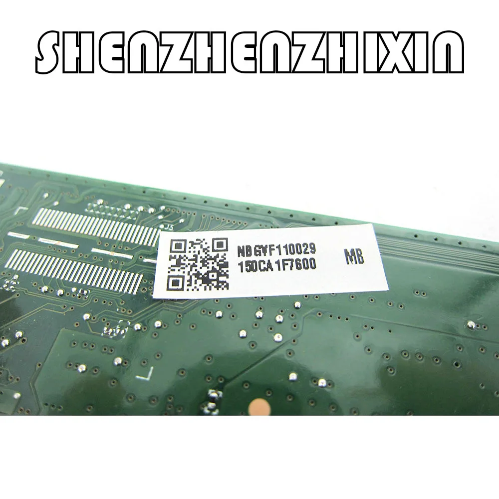 Pour Acer Chromebook Spin 15 CP315 CP315-1H-P1K8 carte mère d'ordinateur portable N3350 CPU 4GB RAM 32G SSD carte mère DA0ZHYMB6E0 NBGVF11002 - imagen 3