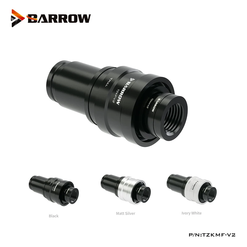 Barrow TZKMF-V2 Válvula Agua Macho-Hembra Latón Conexión Rápida - imagen 2