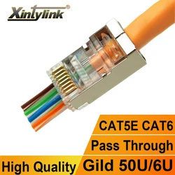 Conector RJ45 Cat6 Xintylink SFTP – Funda Metálica Modular