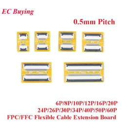 Placa de extensión FFC/FPC de paso 0,5 mm para cable plano