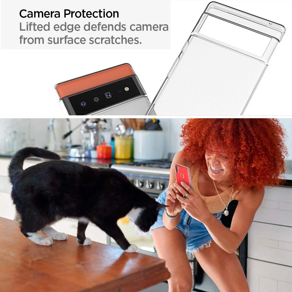 Funda protectora de cámara para Google Pixel 6 Pro 5G, carcasa trasera transparente ultrafina, suave, TPU, 2021 - imagen 5