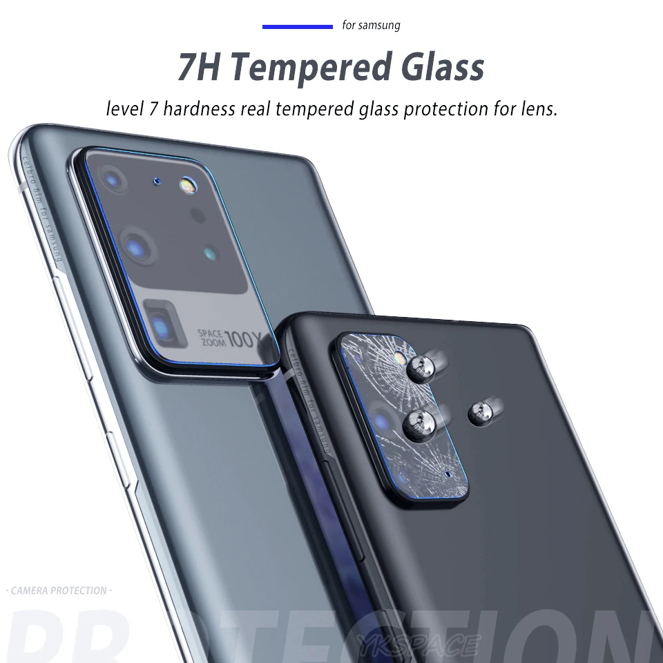 Película transparente de cristal templado para lente de cámara HD para Samsung S20 Plus S20Plus S20 Ultra Protector de lente trasero - imagen 2