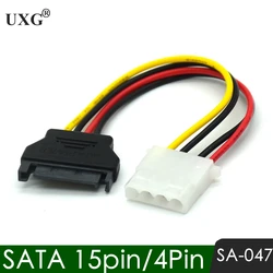Cable SATA 15 Pines a Molex 4 Pines Alimentación PC